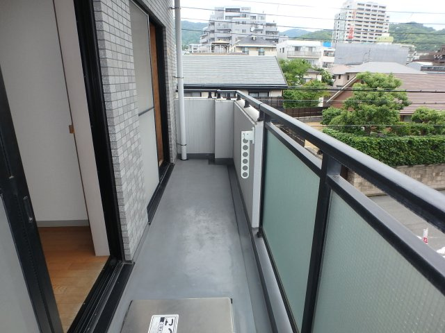 中島マンションのバルコニー