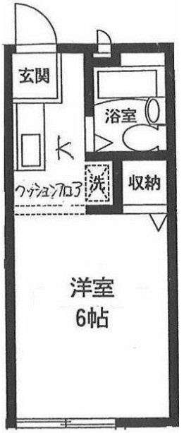 メゾンＳＲの間取り|間取りです。