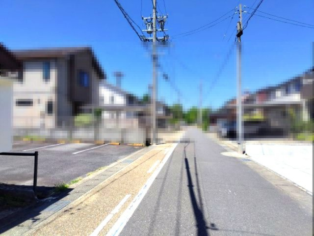６７０９５　岐阜市菊水町土地の前面道路含む現地写真