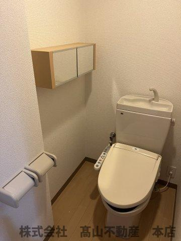 宗像市徳重２丁目のアパートのトイレ