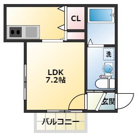 ヒュッゲⅠの間取り|反転タイプございます