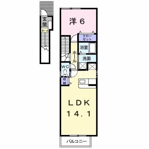 丹波市柏原町小南のアパート