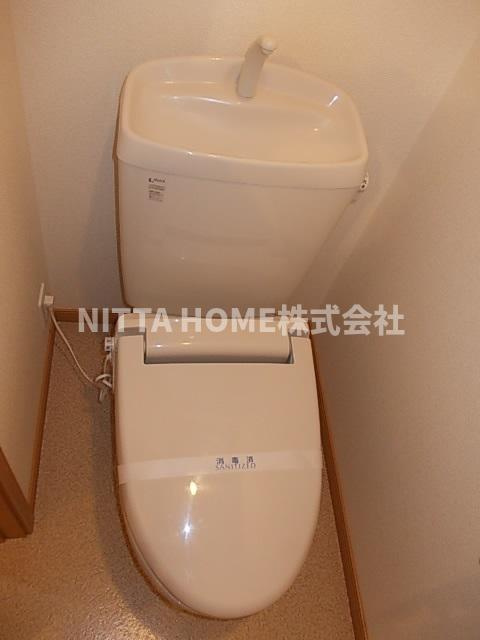 丹波市柏原町小南のアパートのトイレ|清潔感のあるトイレです＊