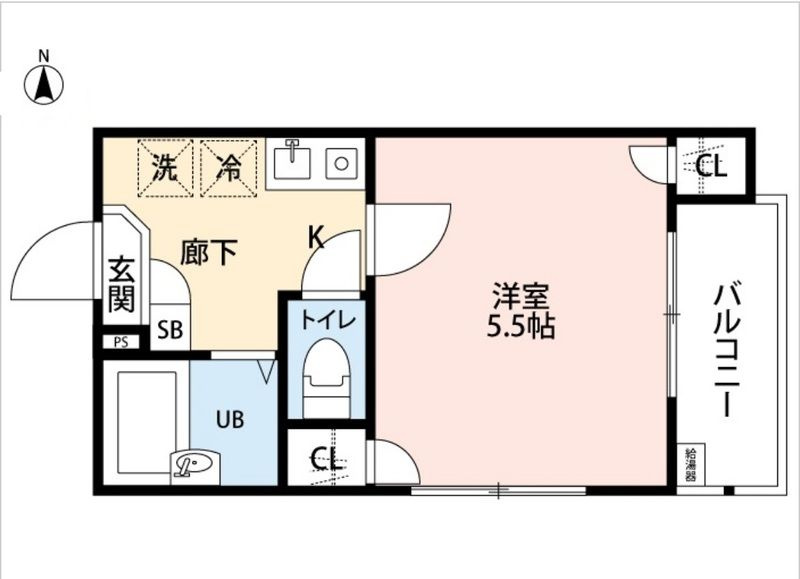 北区堀船２丁目のアパート