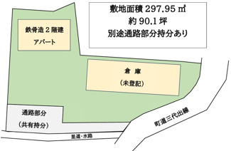 【土地図】 | 信楽町　建築条件無し売り土地