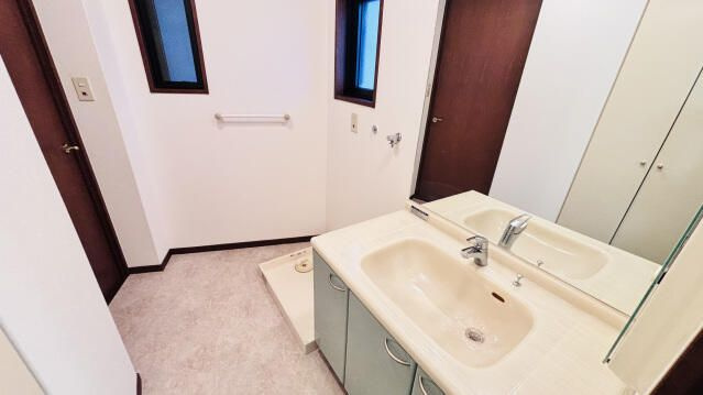 熊本市中央区水前寺１丁目の賃貸マンションの洗面所