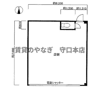 【間取り】 | 金下町店舗3号