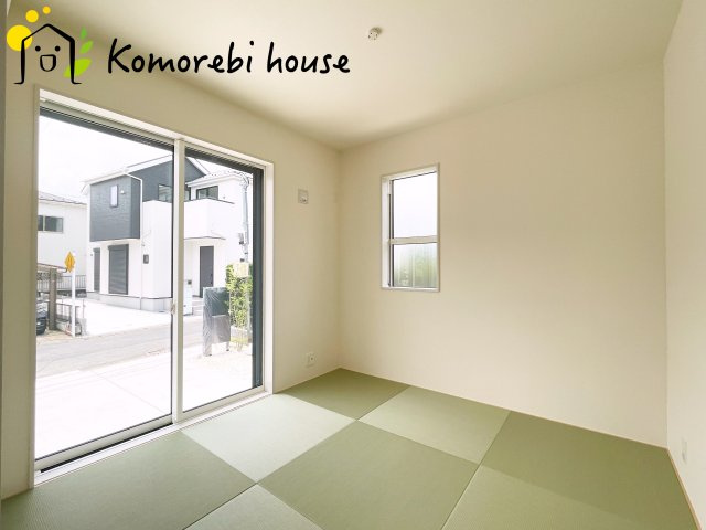 北本市本宿6丁目　4期　新築一戸建て　ブルーミングガーデン　01の和室|和室があると、家にあたたかい雰囲気が生まれます