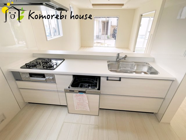 北本市本宿6丁目　4期　新築一戸建て　ブルーミングガーデン　01のキッチン|キッチンです