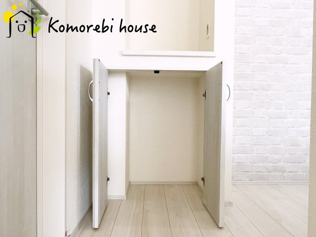 北本市本宿6丁目　4期　新築一戸建て　ブルーミングガーデン　01の収納|小物を収納するのに便利です