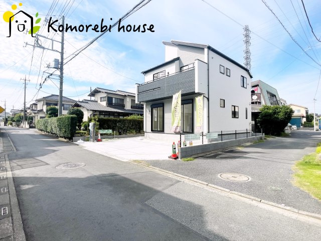 北本市本宿6丁目　4期　新築一戸建て　ブルーミングガーデン　01の前面道路含む現地写真|前面道路含む現地写真です