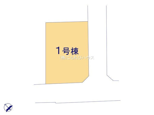 北本市本宿6丁目　4期　新築一戸建て　ブルーミングガーデン　01の区画図|1号棟