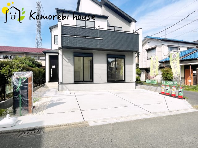 北本市本宿6丁目　4期　新築一戸建て　ブルーミングガーデン　01の駐車場|駐車場があります