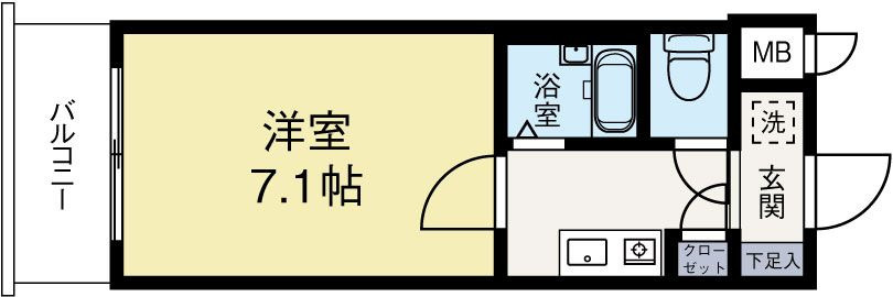 ファーネストアバンティー大濠の間取り