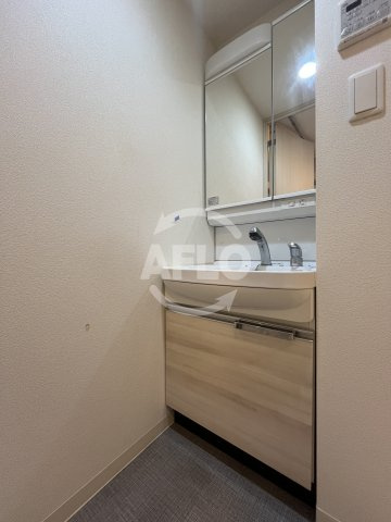 プレサンス新大阪ストリームの独立洗面台|プレサンス新大阪ストリーム　洗面台