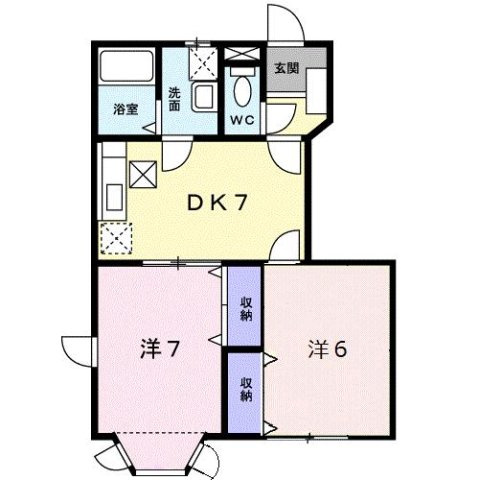 クレストール高島の間取り|使い勝手の良い間取りです♪