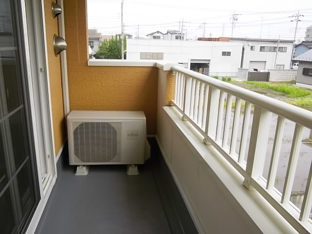 ウィズのバルコニー|陽当たり良好なバルコニーです