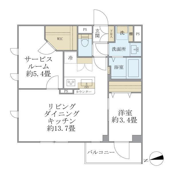 Ｌａ　Ｐｅｒｌａ　桜新町の間取り