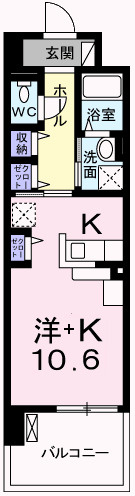 クレール姫路Ⅱの間取り