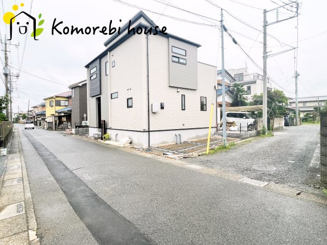 さいたま市西区佐知川　7期　新築一戸建て　ブルーミングガーデン　01の前面道路含む現地写真|26.06.15　撮影済み