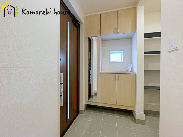 さいたま市西区佐知川　7期　新築一戸建て　ブルーミングガーデン　01の玄関|26.7.27撮影済み