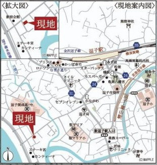 【地図】 | 逗子市新宿１丁目　売地