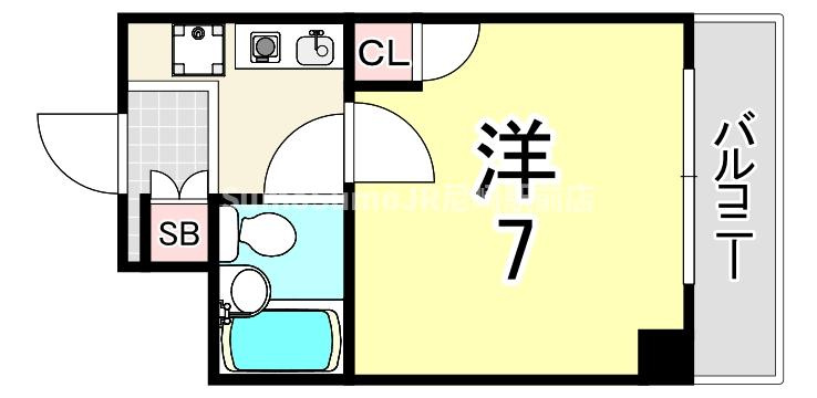 リーガル塚本Ⅲの間取り