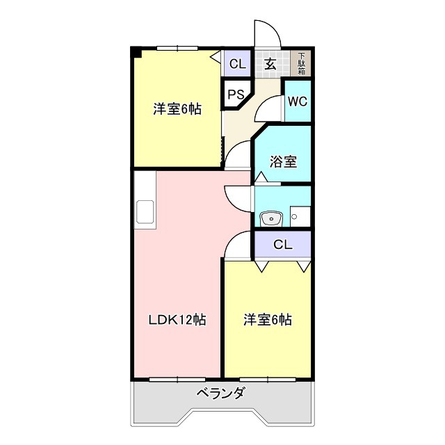 エステイトツジの間取り