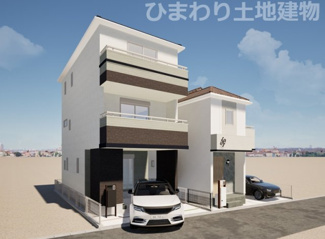 【その他】 | 茅ヶ崎市松尾  1号棟 2期 | イメージパース（完成時に現況と異なる場合は現況優先となります）