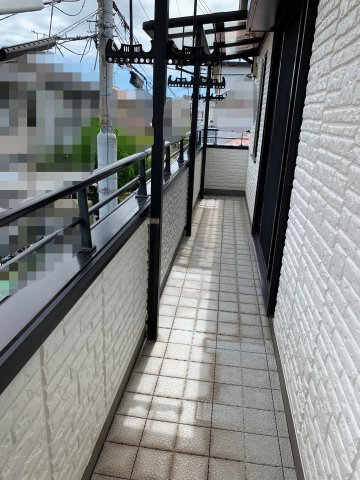 西明石　鳥羽一戸建て　のバルコニー|北側バルコニーです。
