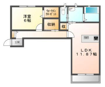 めぞんミネットの間取り