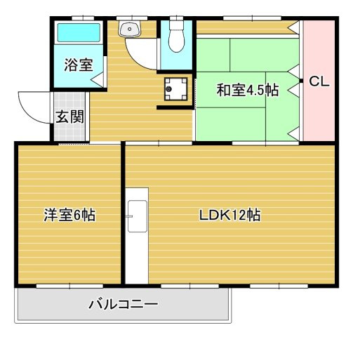 公団狭山住宅13号棟の間取り