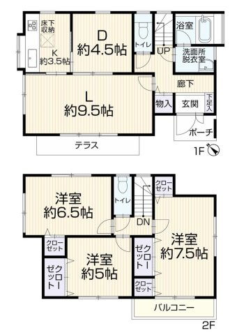 【間取り】 | 3LDKは、リビングダイニングキッチンと3つの居室がある間取り。ファミリー層に非常に人気の高い間取りで、広々としたリビングで家族団らんを楽しみ、個室でプライベートな時間も確保できるのが大きな魅力です。