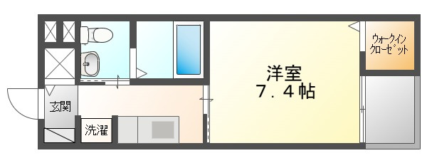 プランドール十日市の間取り