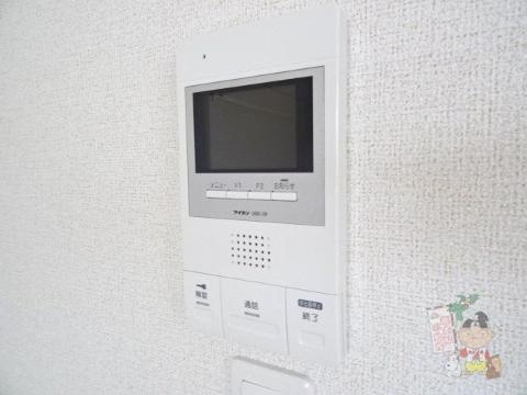 プランドール十日市のセキュリティ|カメラ付インターホン