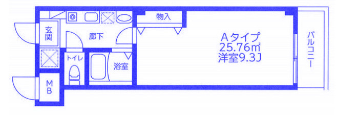 アトーレ鈴谷の間取り