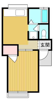 【間取り】 | ラフォーレ石岡Ｂ棟