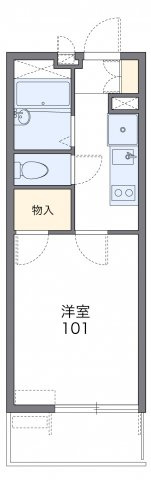 【間取り】 | レオパレスハピネスオリーブ | 画像2
