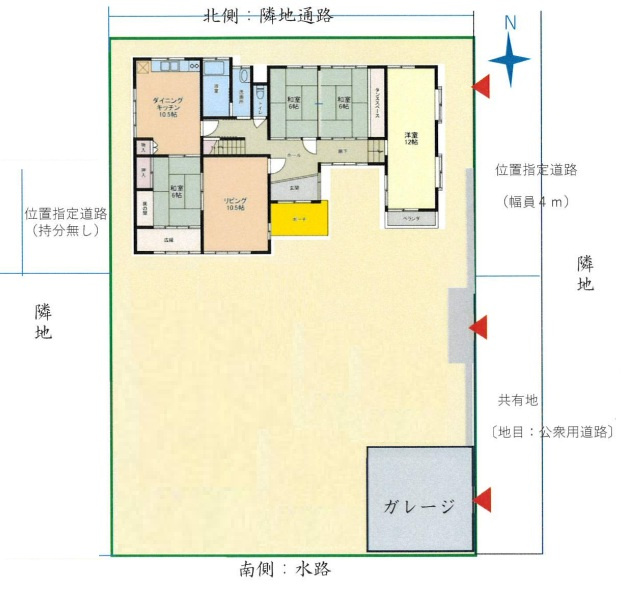 【中古戸建】行田市持田3丁目の区画図|■区画図