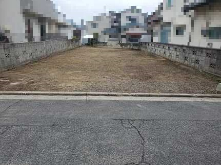 安佐南区長束5丁目の前面道路含む現地写真