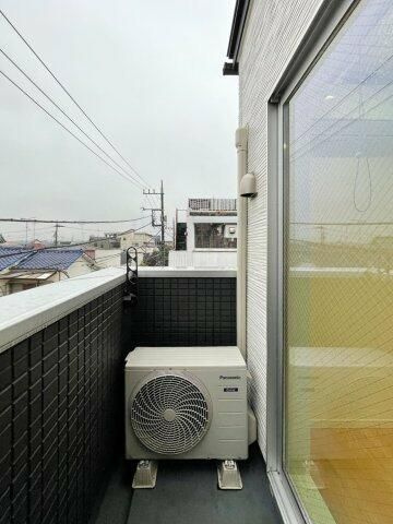 葛飾区柴又６丁目のアパートのバルコニー