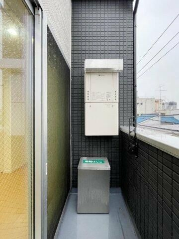 葛飾区柴又６丁目のアパートのバルコニー