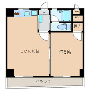 リバーサイド三和の間取り