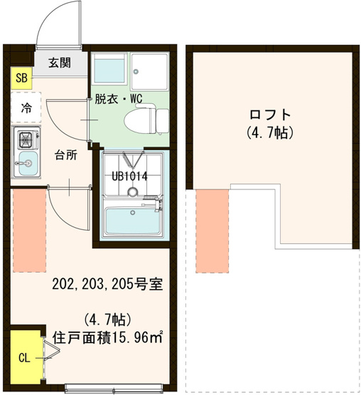 【間取り】 | センシズヴィラ竹ノ塚