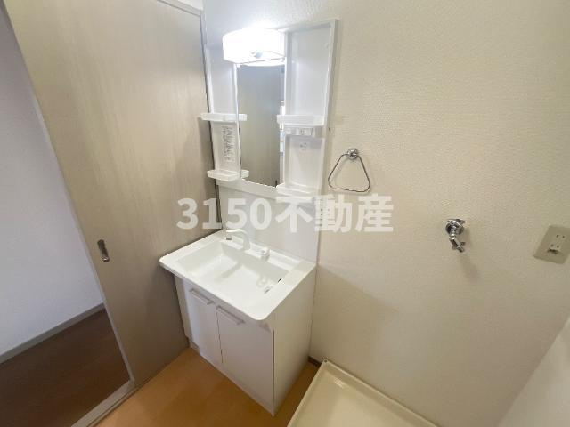 メゾンドカパーニュＡの洗面所|洗髪洗面化粧台