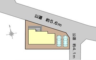 ◎藤沢市鵠沼海岸4丁目　新築戸建の区画図|区画図◇
