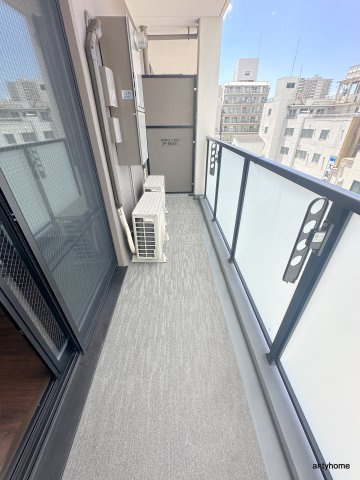 パンセ新町のバルコニー