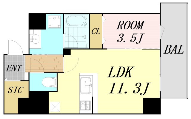 パンセ新町の間取り