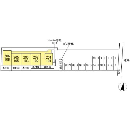 D-ROOMフィオーレの区画図