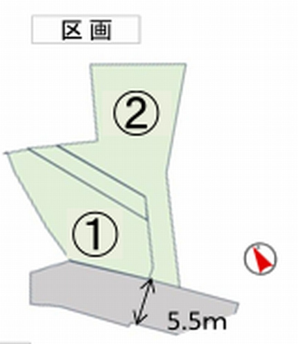 【仲介手数料０円】茅ヶ崎33期　新築一戸建て　全2棟の区画図|【仲介手数料０円】茅ヶ崎33期　新築一戸建て　全2棟